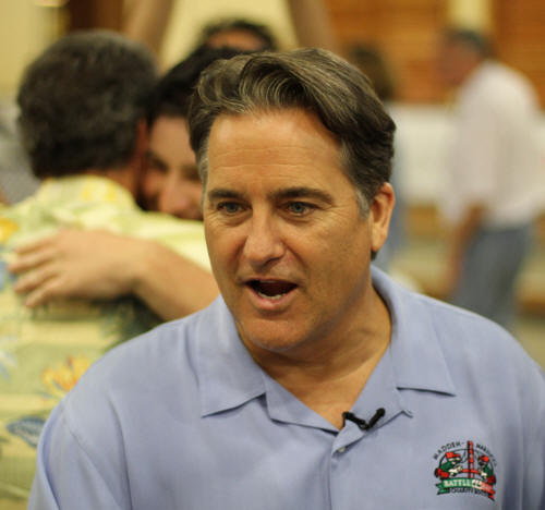 The Dogs of War posing with Ste...